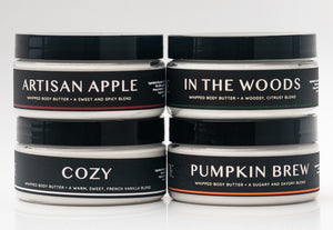 fall whipped body butters